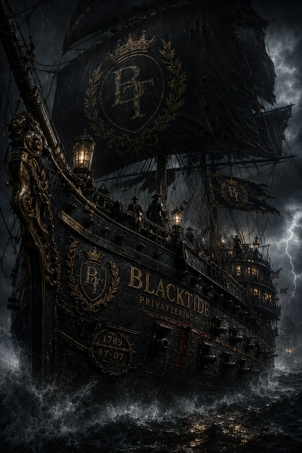Blacktide — full spread