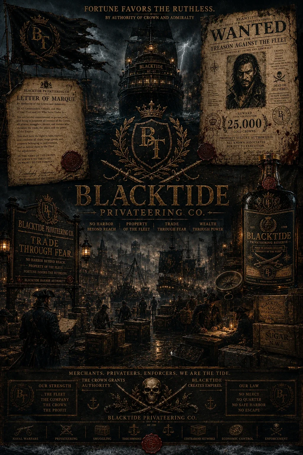Blacktide — world poster