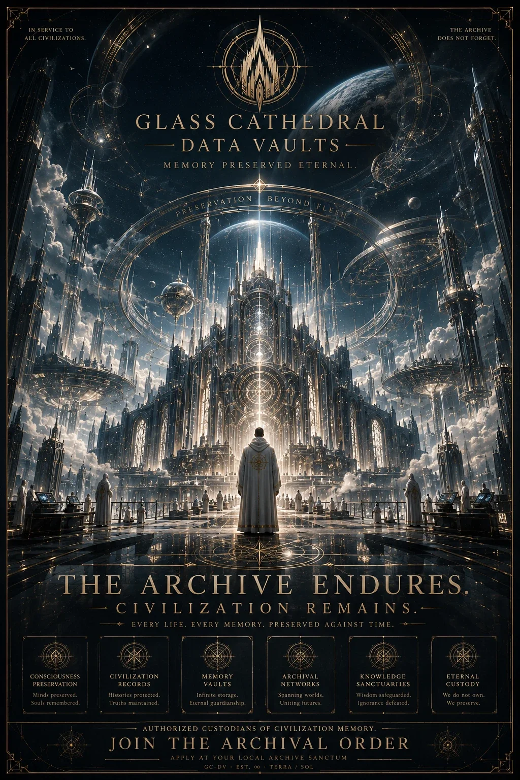 Glass Cathedral — world poster