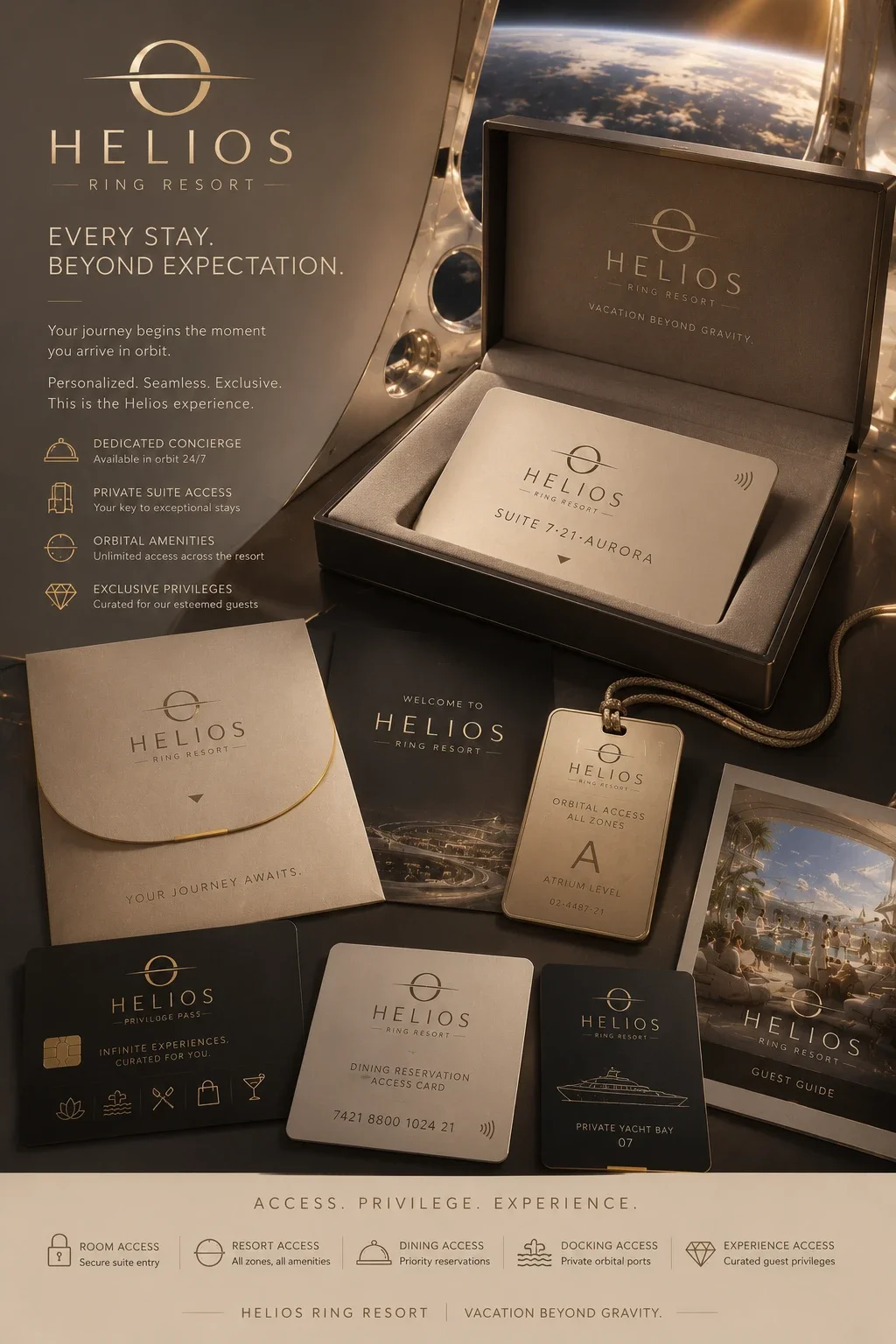Helios Ring — orbital exterior