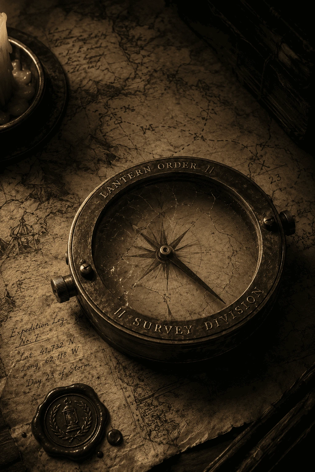 The Lantern Order faction art from The Veyra Scholarium